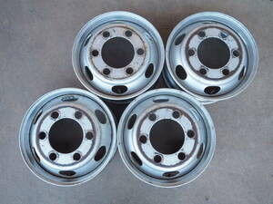 N298　送料無料　TOPY　DMM17.5x6.00 115-9TC　6Jx17.5 +115 PCD222.25 6穴　4本　鉄ホイール　エルフ　3t・3.5t車