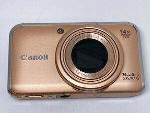 ◆Canon キャノン PowerShot SX210IS ゴールド コンパクトデジタルカメラ◆-036