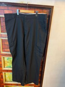 カーゴパンツ　dickies ディッキーズ 44インチ 黒系　ワーク　アウトドア　ビックサイズ　エンジニア　メカニック　アメリカ古着