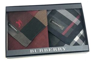 未使用　BURBERRY バーバリー ハンカチ　2枚セット　18695513