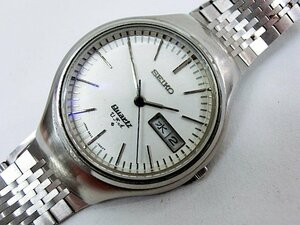 キングラムfhi☆SEIKO V.F.A. セイコー クォーツ VFA 3823-7001 デイデイト　メンズ 腕時計 電池切れ【中古】