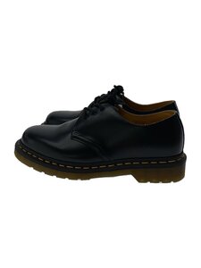 Dr.Martens◆3EYE GIBSON SHOE/ドレスシューズ/US7/BLK/レザー/11838