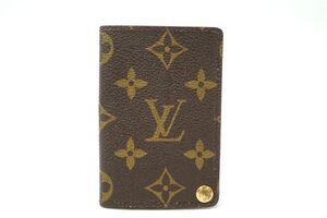 ルイ ヴィトン モノグラム ポルトカルトクレディ プレッシオン M60937 パス カードケース LV 茶 ブラウン Louis Vuitton 0456k