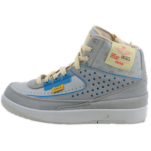 NIKE ナイキ ×UNION AIR JORDAN2 RETRO SP ユニオン エアジョーダン2 レトロ ハイカットスニーカー DN3802-001 グレー US6.0/24.0cm