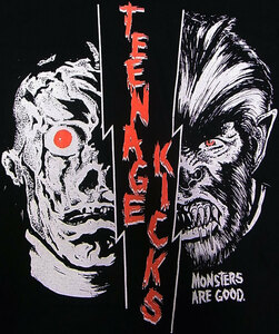 Tシャツ【TEENAGE KICKS】ティーンエイジ・キックス / MONSTERS ARE GOOD. OT-386