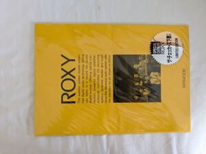 【未開封】ROXY カタログ チェッカーズ下敷きつき