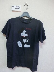 SART Tシャツ S ブラック ミッキー サート