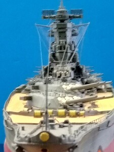 戦艦大和　精密模型　 完成品　1/350　沖縄特攻時　ケース付き