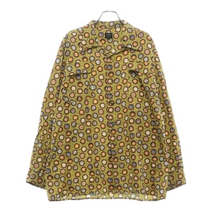 Jean Paul GAULTIER ジャンポールゴルチエ Dot Pattern L/S Shirts ドット柄 長袖 開襟シャツ オープンカラーシャツ グリーン