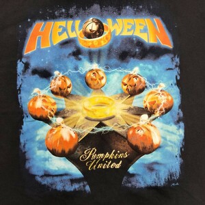 Helloween　ハロウィン　japan Tour 2018 Pumpkins United Tシャツ ブラック　黒　Black　XL ジャーマン　メタル　ヘビーメタル　ロック