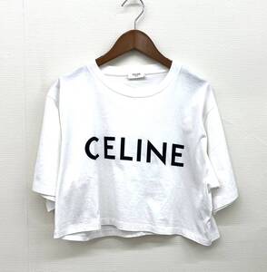 CELINE セリーヌ クロップドTシャツ 2X761671Q サイズS