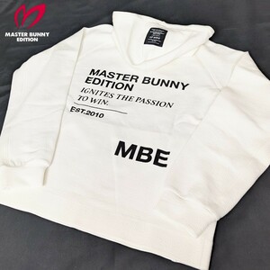 ★新品正規品秋冬 PEARLYGATES/マスターバニー ドビーダンボールフーディ プルオーバー size5(L)