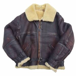 Willis&Geiger / ウィリス&ガイガーアーヴィン 80s USA製 IRVIN JACKET ムートン B-3 レザージャケット40英国(王立空軍