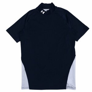 UNDER ARMOUR アンダーアーマー モックネック 吸水速乾 ドライ ストレッチ コンプレッション シャツ XL 半袖 2L LL 特大 大きいサイズ