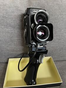 希少　完動美品　ローライ　両眼カメラ　ピストルグリップ　 ROLLEIFLEX 