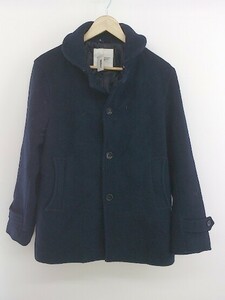 ◇ URBAN RESEARCH DOORS ウール 長袖 コート サイズL ネイビー メンズ P