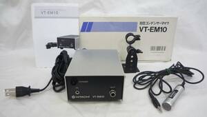 【中古動作品/現状品】☆HITACHI　日立ヘッドアンプ付 コンデンサーマイクロフォン VT-EM10 超高感度無指向性　外箱、仕様説明書付