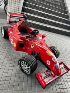 超希少★ToysToys社 フェラーリ 公認 F1 ペダルカー 足こぎ 子供用 キッズ 昭和シェル BRIDGESTONE ブリヂストン 赤 レッド イタリア製