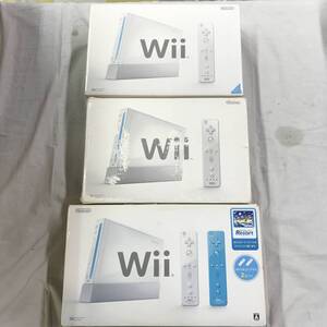 gd878 送料無料！動作品 ニンテンドーWii 本体 シロ 3点セット