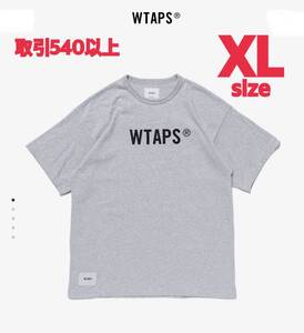 WTAPS 2024SS SIGN SS TEE ASH GRAY XLサイズ ダブルタップス サイン ロゴ 半袖 Tシャツ T-SHIRT アッシュグレー X-LARGE 