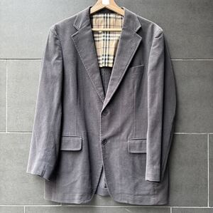 BURBERRY バーバリー 裏チェック柄カシミア混テーラードジャケット