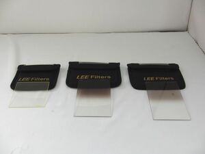 【中古】LEE Filters SL-58/LN-4/LN-1 3枚セット【訳あり動作品】*283019