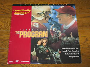 輸入LD♪THE PROGRAM（邦題クォーターバック）♪JAMES CAAN主演