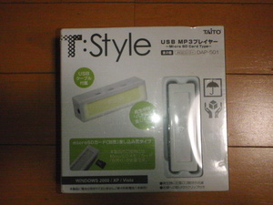 T39-1 TAITO製USB　MP3プレイヤー DAP-501(未開封)