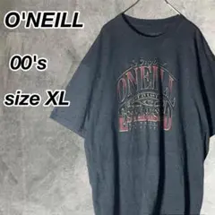 y2kヴィンテージONEILL ビッグロゴプリントTシャツ　フェード　USA古着