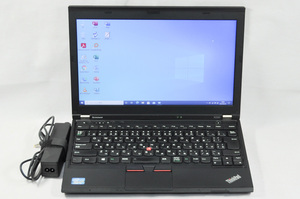 外観超美品　最新win10 office2019 即使用 Thinkpad X230i 高速第3世代i3-3120M/快適4GB/HDD320GB/無線 　AC付き　送料無料