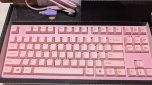 メカニカルキーボード ピンク US配列 Filco Majestouch 2 Tenkeyless 青軸