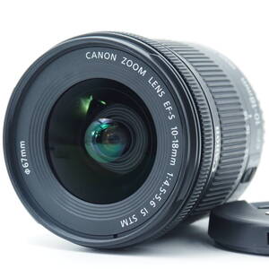 102993☆極上品☆Canon 超広角ズームレンズ EF-S10-18mm F4.5-5.6 IS STM APS-C対応 EF-S10-18ISSTM