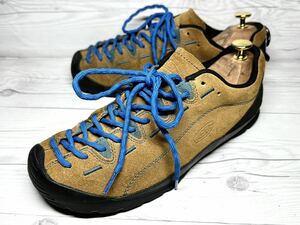 【即決】KEEN メンズ 27cm キーン 茶色 ブラウン 青 ジャスパー スニーカー JASPER トレッキングシューズ アウトドア くつ