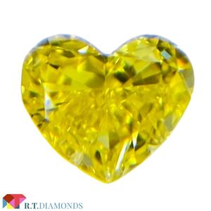 FANCY VIVID YELLOW 0.165ct HS/RT1742/CGL