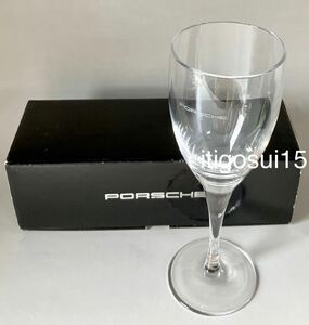 ★【未使用】ポルシェ PORSCHE★ワイングラス 箱付 食器 レトロ★ノベルティ