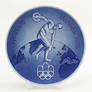 ロイヤルコペンハーゲン 1976年オリンピック記念プレート「モントリオールーオリンピック」 北欧 デンマーク の 陶磁器 wwww8