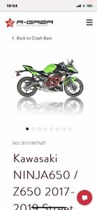 未使用 Kawasaki Ninja 650 エンジンガード Engine Guard R-GAZAスタントケージ Stunt Cage