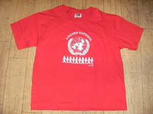 子供服 KIDS★WE ARE THE WORLD★国際連合 Tシャツ 平和 愛 安全