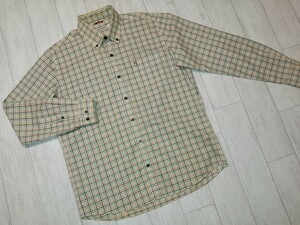 美品/Hush Puppies/ハッシュパピー/シャツ/チェック/ボタンダウン/トップス/メンズ/長袖