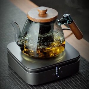 ポカロティー 耐ガラス ガラス急須 ティーポット耐熱ガラス 透明 煎茶道具茶器 煎茶器 茶壷 茶道 直火対応 ガラスやかん 紅茶 緑茶blch57