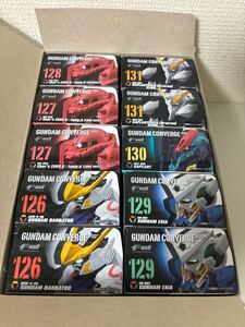 ガンダムコンバージ #02 10個セット 126バルバトス 127シャア専用ザク 128シャア専用ザク 129エクシア 130ギャプラン 131フライルー 未使用