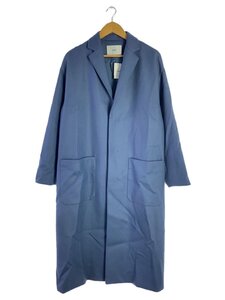 HYKE◆2022AW WOOL SHOP COAT(ウールショップコート)/3/BLU/222-17364//