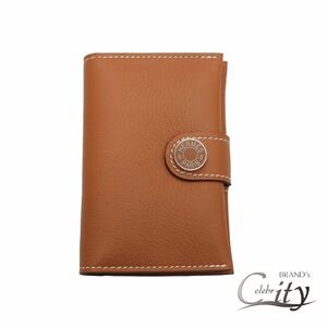 HERMES【エルメス】R.M.S カードホルダー エバーカラー/カーフスキン ゴールド/SV金具【NEW】