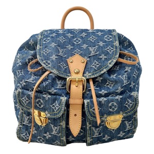 ルイ・ヴィトン LOUIS VUITTON サックアドGM M95056 デニム リュック・デイパック レディース 中古