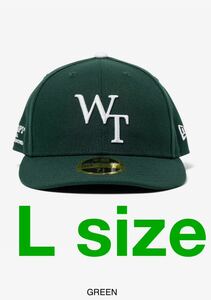 新品未使用 Wtaps 59FIFTY Low Profile Cap Poly. Twill. Newera. League Green　7 1/2 L 帽子 キャップ ニューエラ 