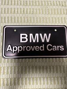 レア 入手困難 BMW純正展示用プレートBMW Approved Cars美品 