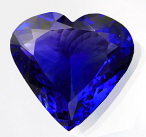 タンザナイト 15.76ct 高彩度 魅惑の帯紫青 タンザニア 瑞浪鉱物展示館 4453