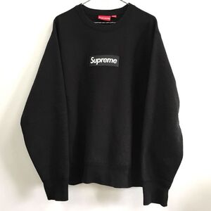 【中古】Supreme シュプリーム 18AW BOX LOGO Crewneck Sweatshirt ボックス ロゴ クルーネック スウェット【メンズ古着】【山城店】O-273