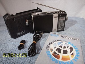 ★NationalPanasonic【RF-858】 分解整備 調整済品 FM76～93MHz受信可　管理番号20072003