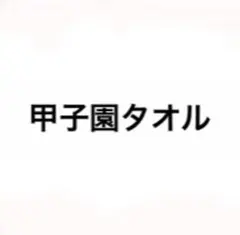 甲子園タオル